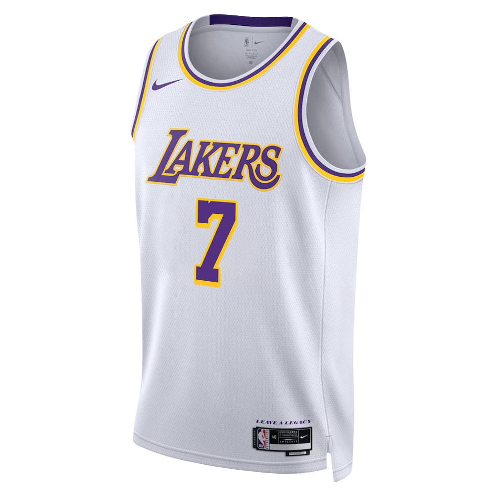 Los Angeles Lakers White Association Jersey Gabe Vincent #7