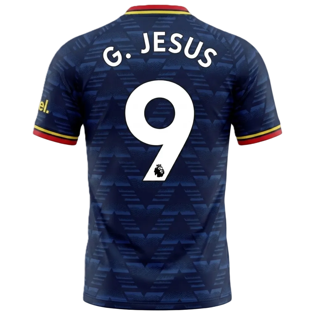  Arsenal G.JESUS 9 ユニフォーム Arsenal 26/27 Away Jersey Gabriel Jesus #9 – The 90+ Minute