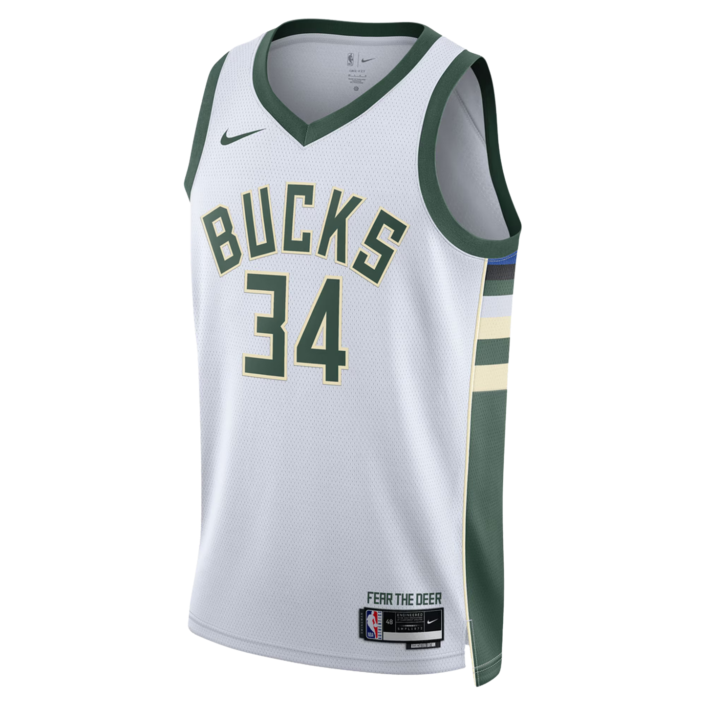 Milwaukee Bucks White Association Jersey Giannis Antetokounmpo #34