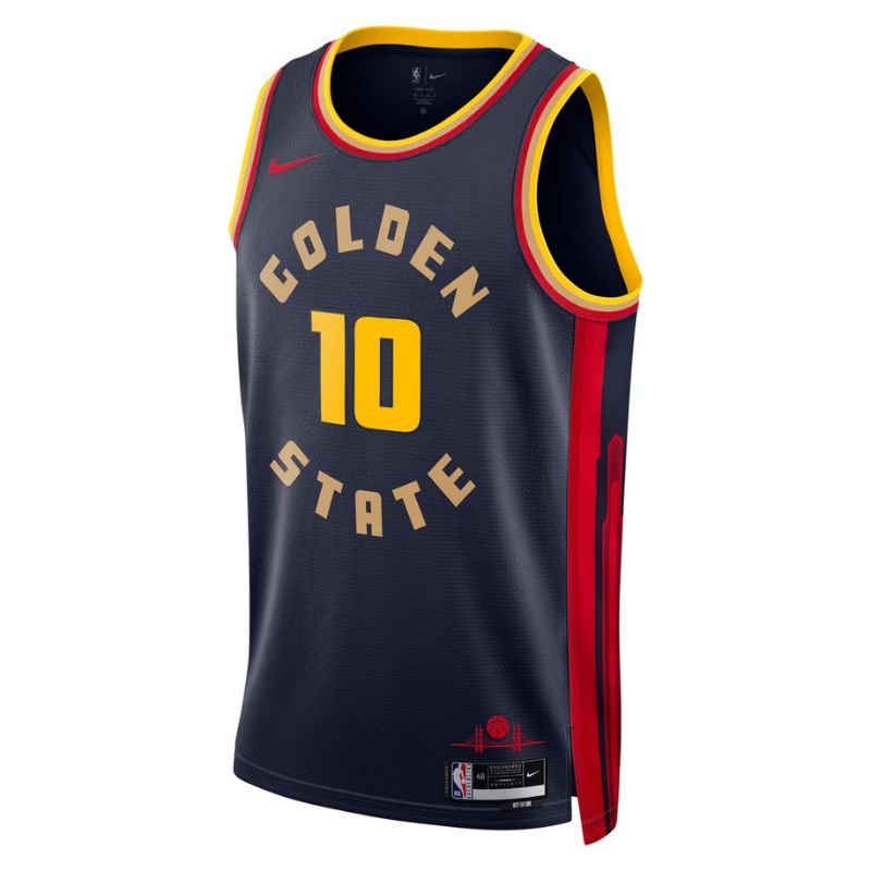 Golden State Warriors Navy City Edition Jersey Jimmy Butler #10 fronr