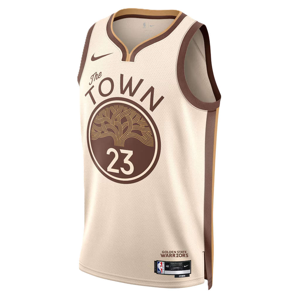 Golden State Warriors Tan 2025-2026 City Edition Jersey Draymond Green #23