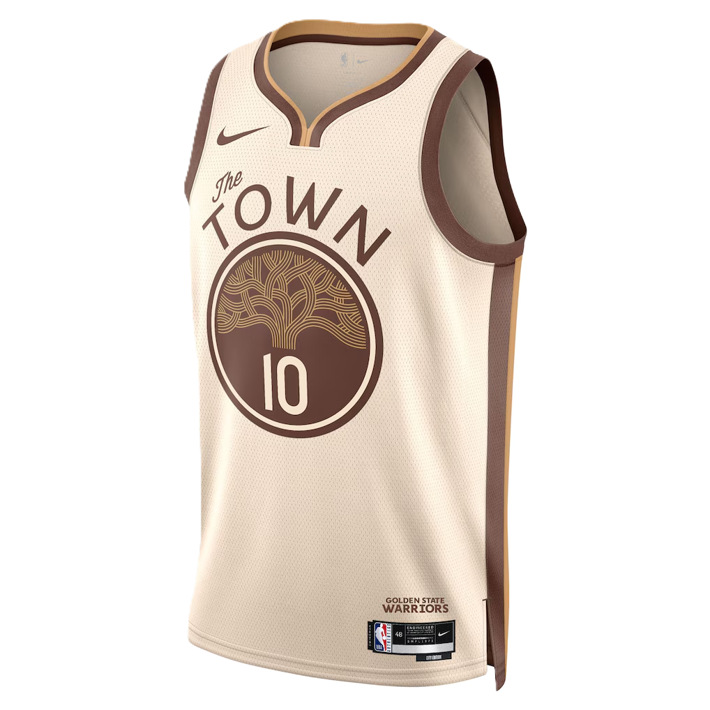 Golden State Warriors Tan 2025-2026 City Edition Jersey Jimmy Butler III #10