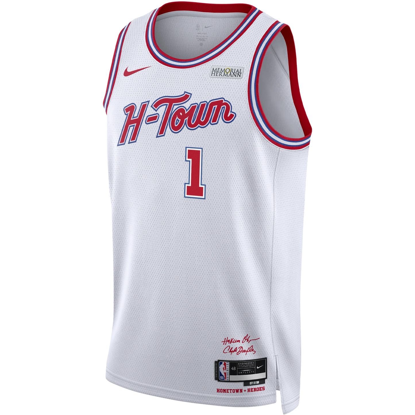 Houston Rockets White 2025-2026 City Edition Jersey Amen Thompson #1