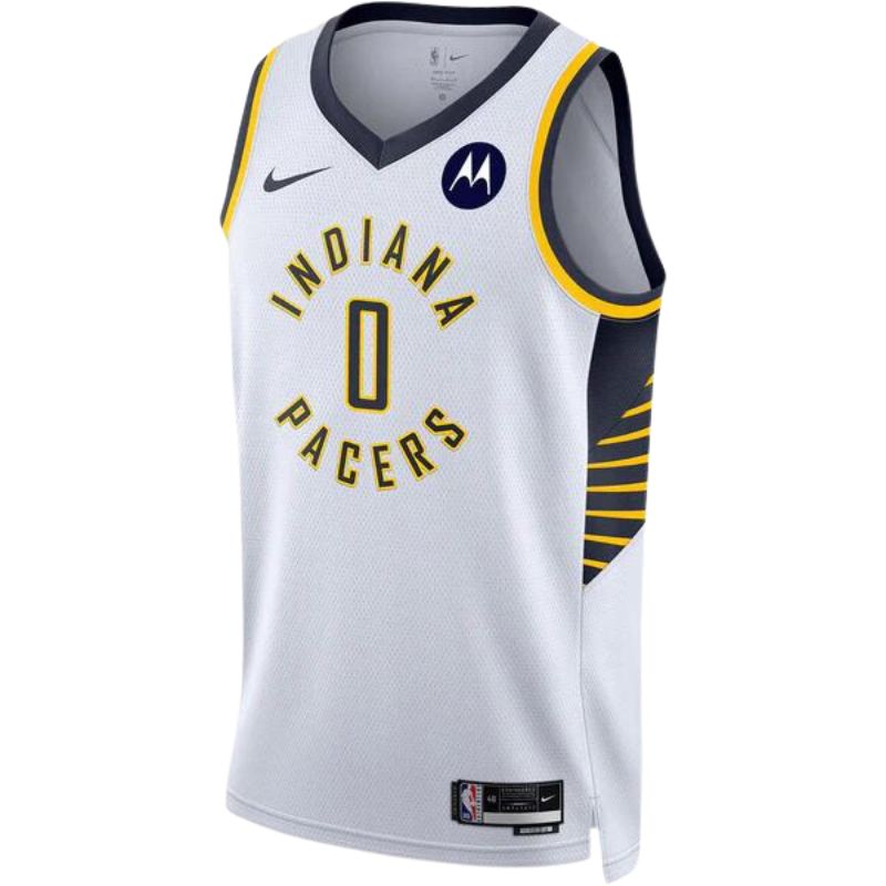 Indiana Pacers Haliburton Jersey front