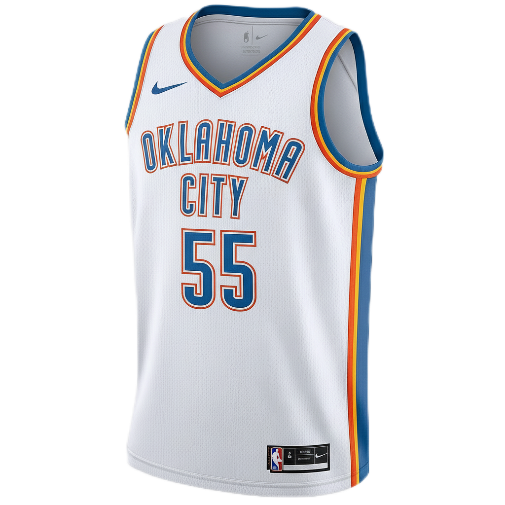 Oklahoma City Thunder White Association Jersey Isaiah Hartenstein #55