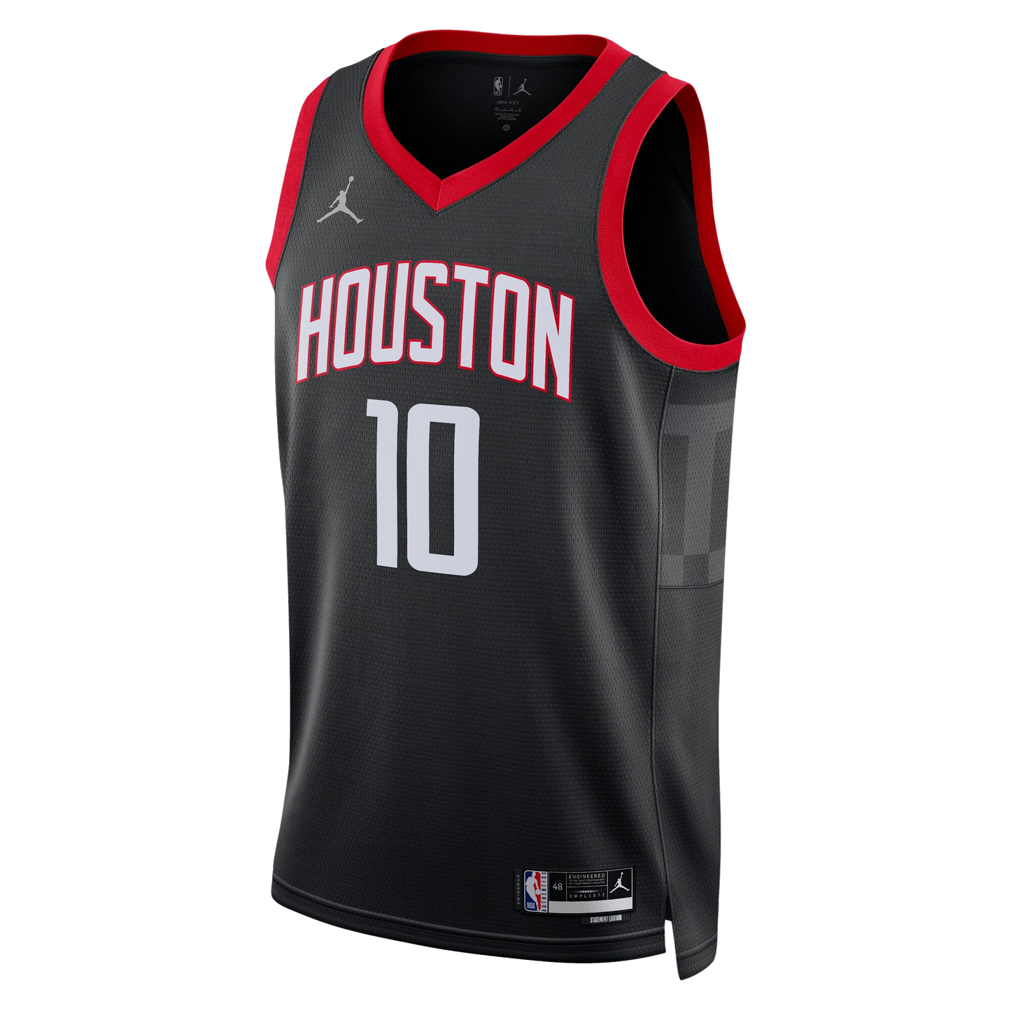 Houston Rockets Black Statement Jersey Jabari Smith Jr. #10