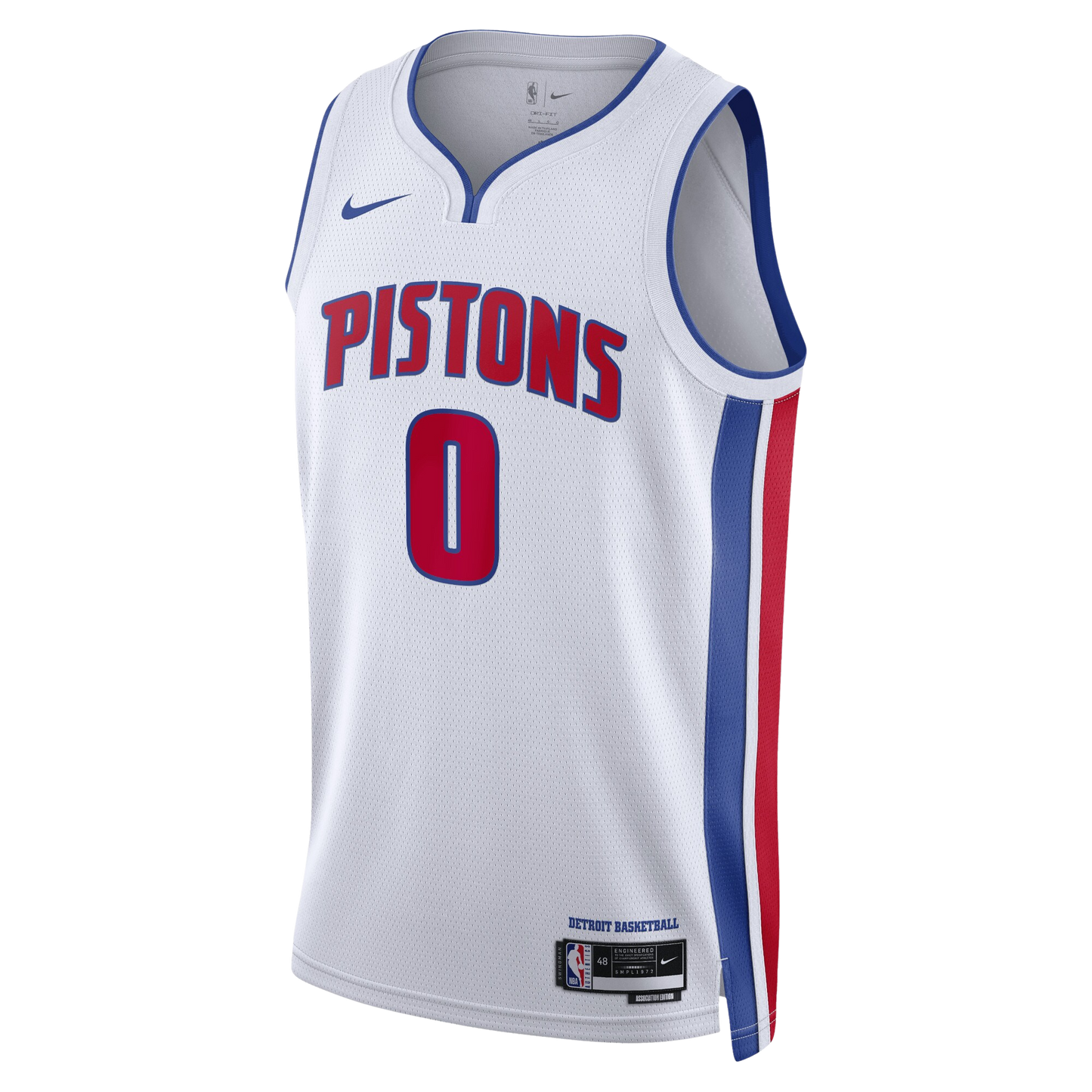 Detroit Pistons White Association Jersey Jalen Duren #0