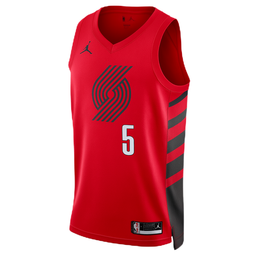 Portland Trail Blazers Red Statement Jersey Jrue Holiday #5
