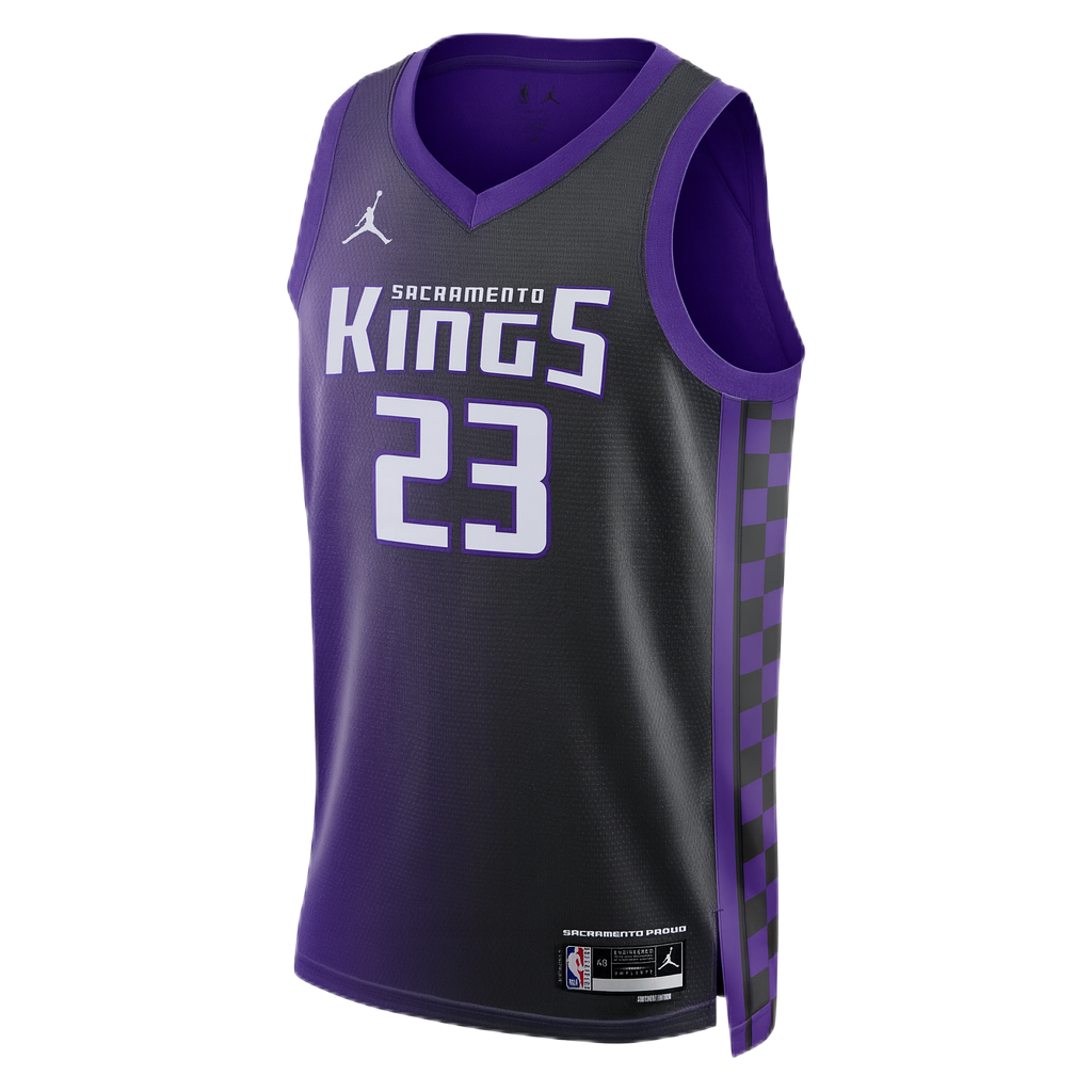 Sacramento Kings Purple Statement Jersey Keon Ellis #23
