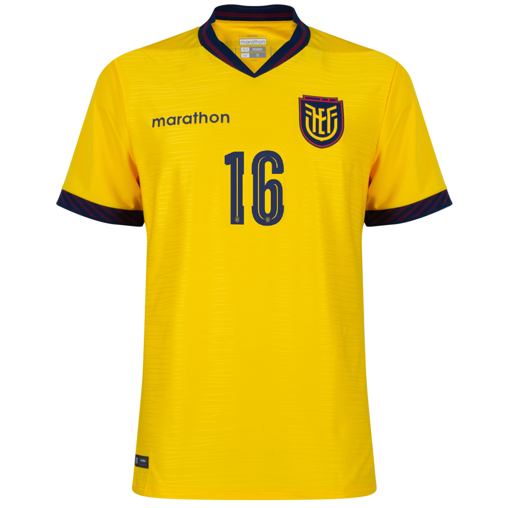 Ecuador 2026 Home Jersey Leonardo Campana #16