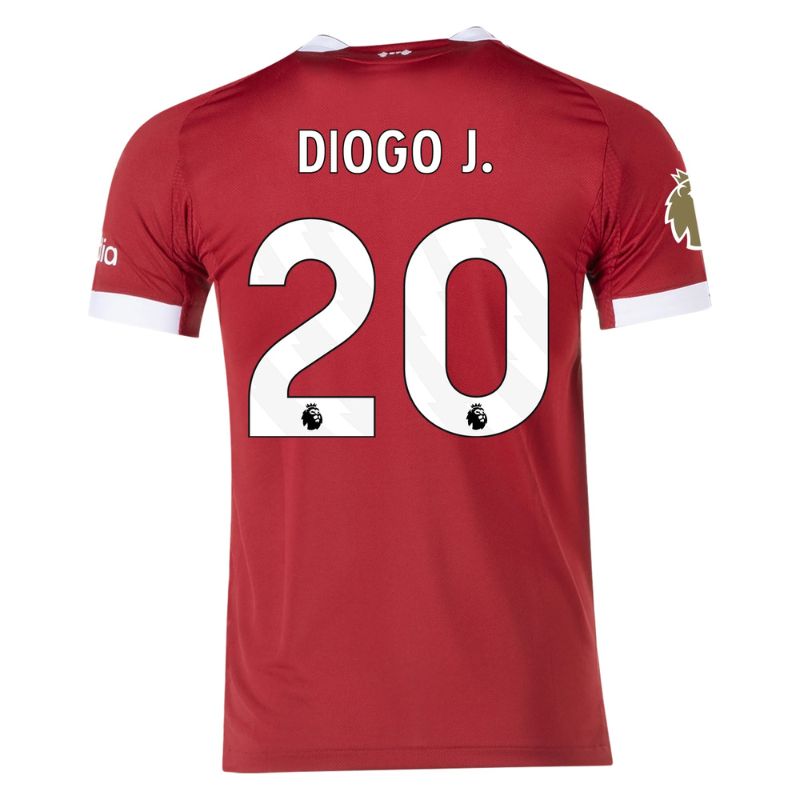 Liverpool 25/26 Home Jersey Diogo J. #20 back