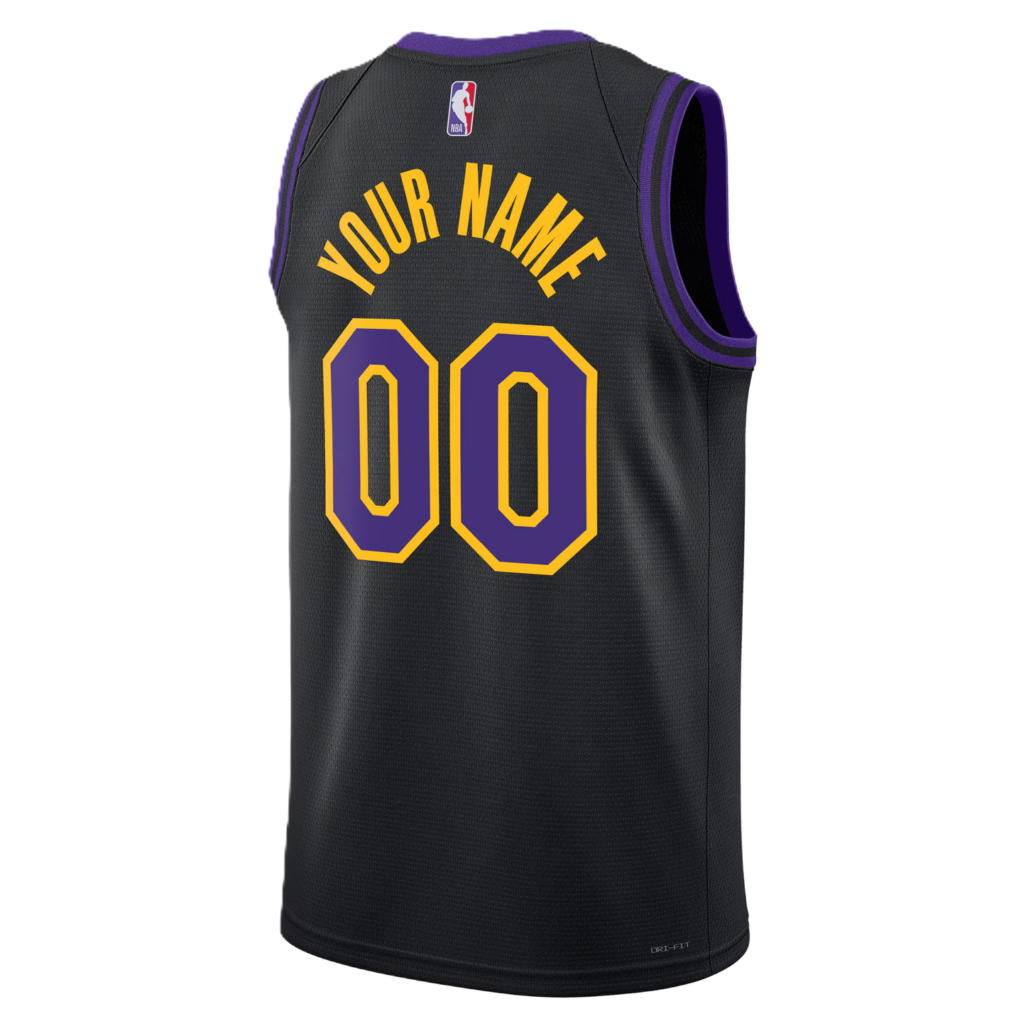 Los Angeles Lakers Black 2025-2026 City Edition Jersey Custom