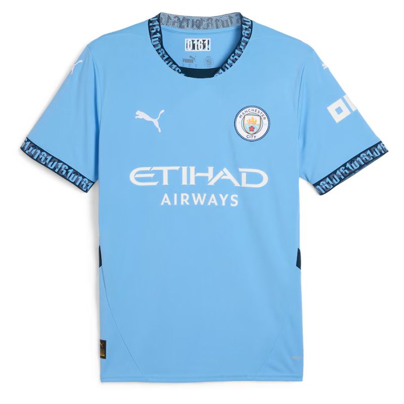 Manchester City 24/25 Home Jersey J.Alvarez #19 front