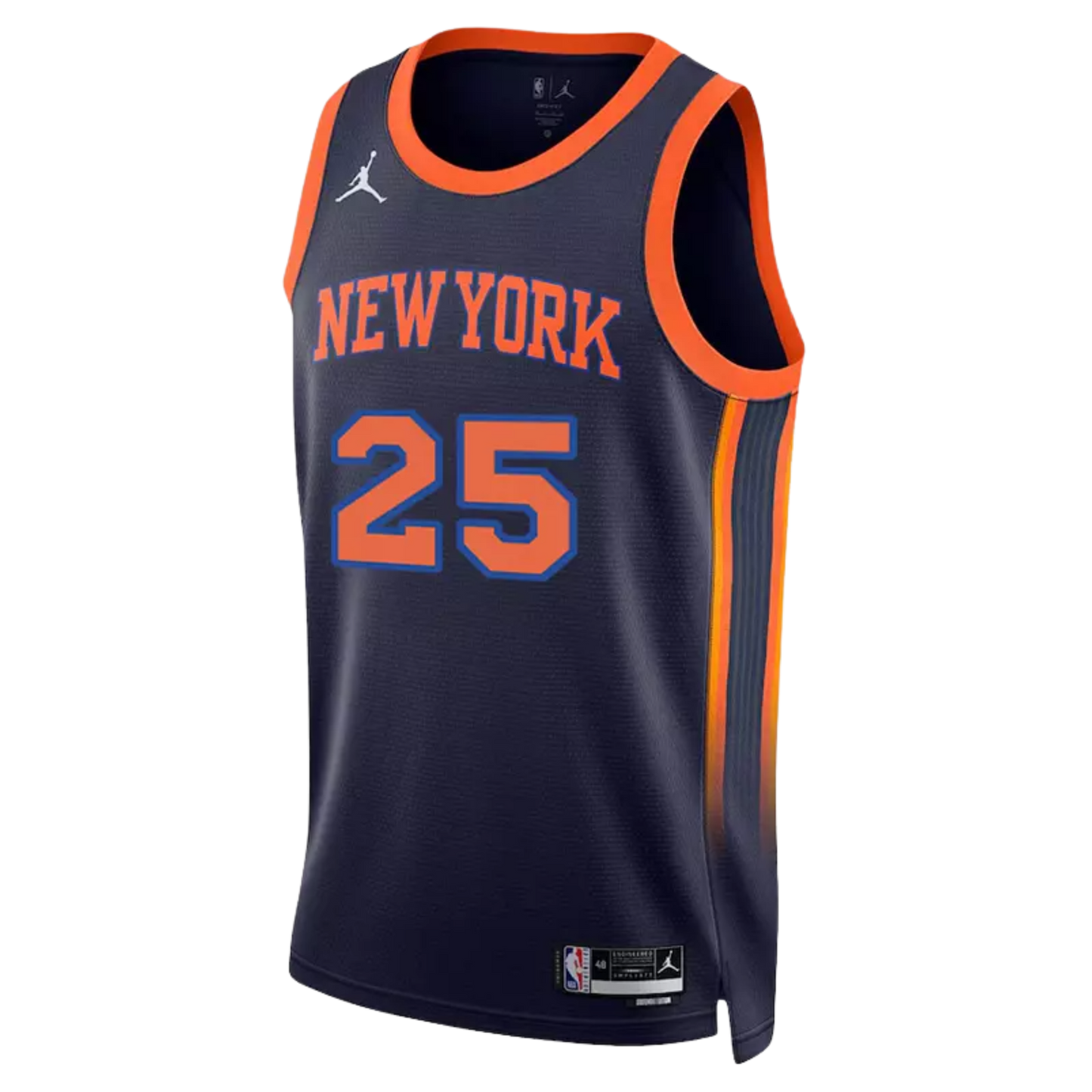 New York Knicks Navy Statement Jersey Mikal Bridges #25