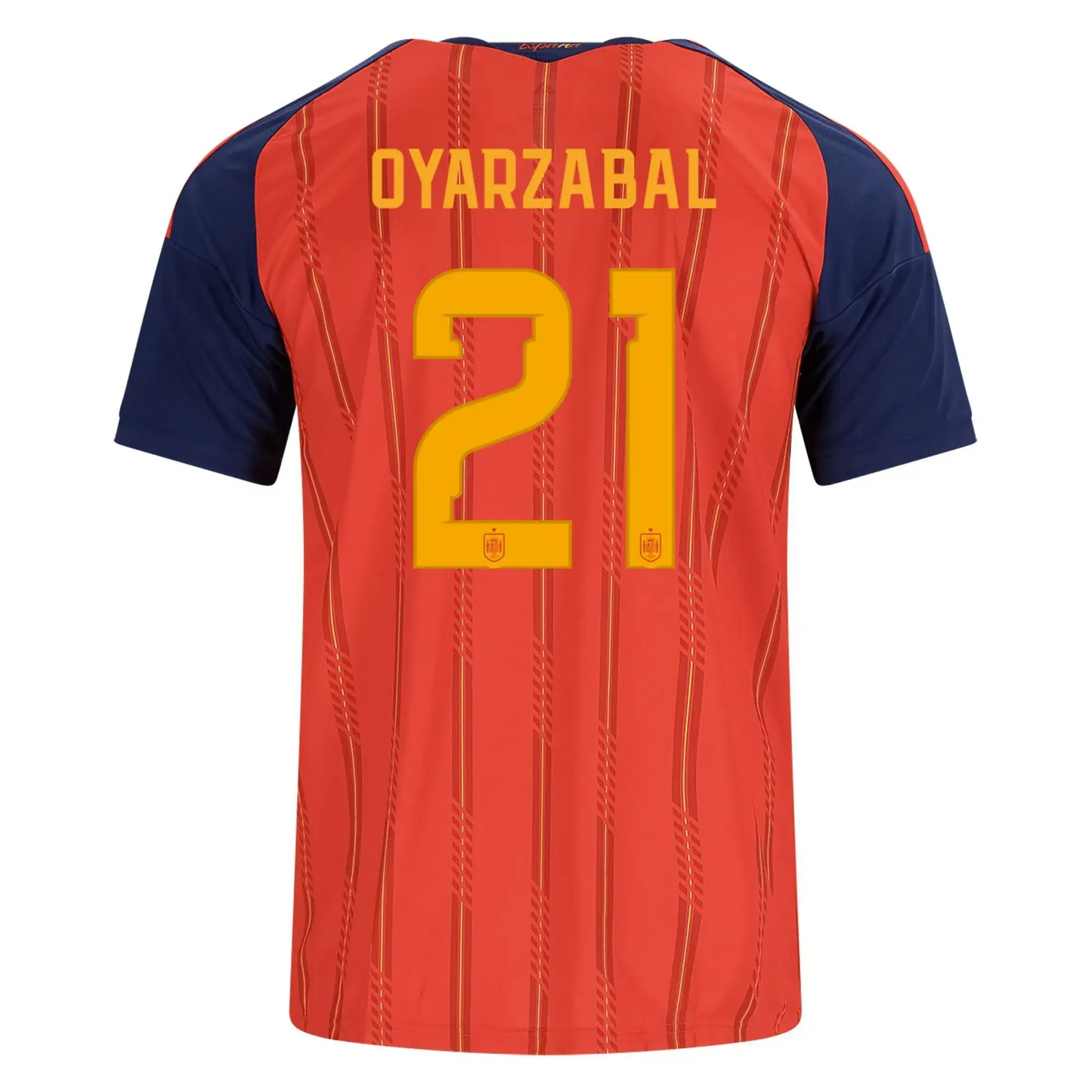 Spain 2026 Home Jersey Mikel Oyarzabal #21 - 2 Stars