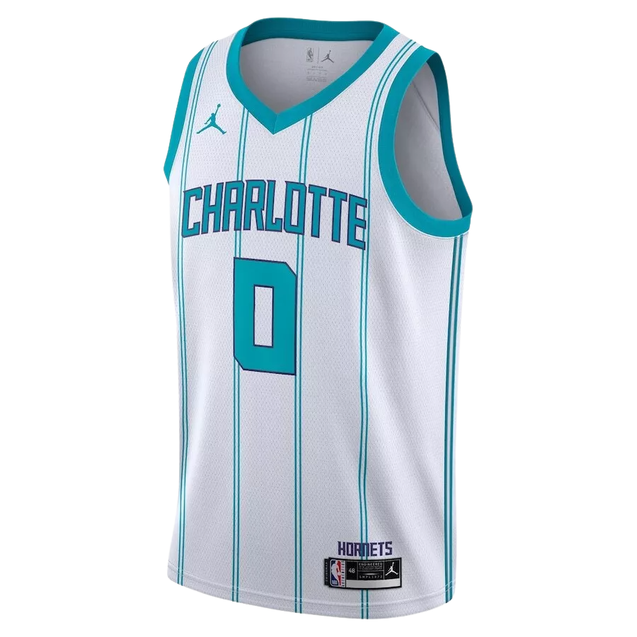 Charlotte Hornets White Association Jersey Miles Bridges #0