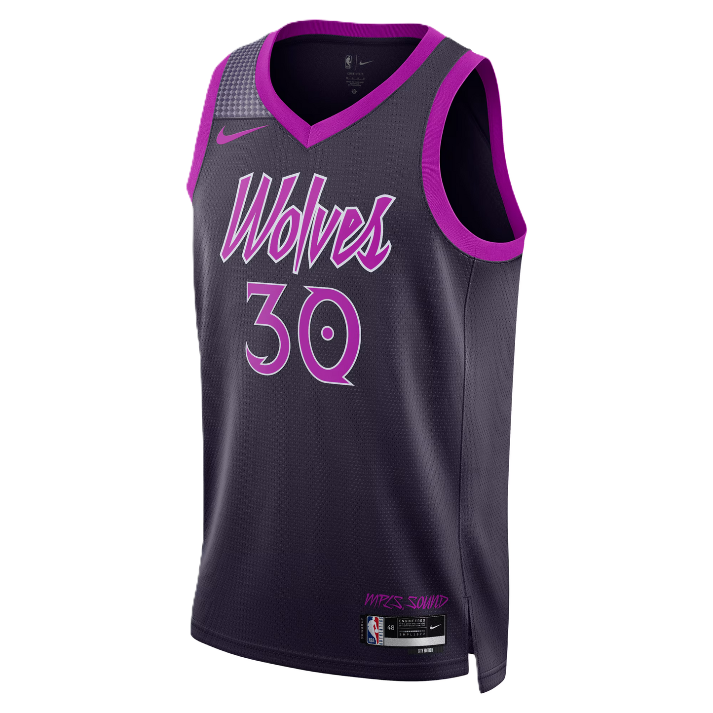 Minnesota Timberwolves Purple 2025-2026 City Edition Jersey Julius Randle #30