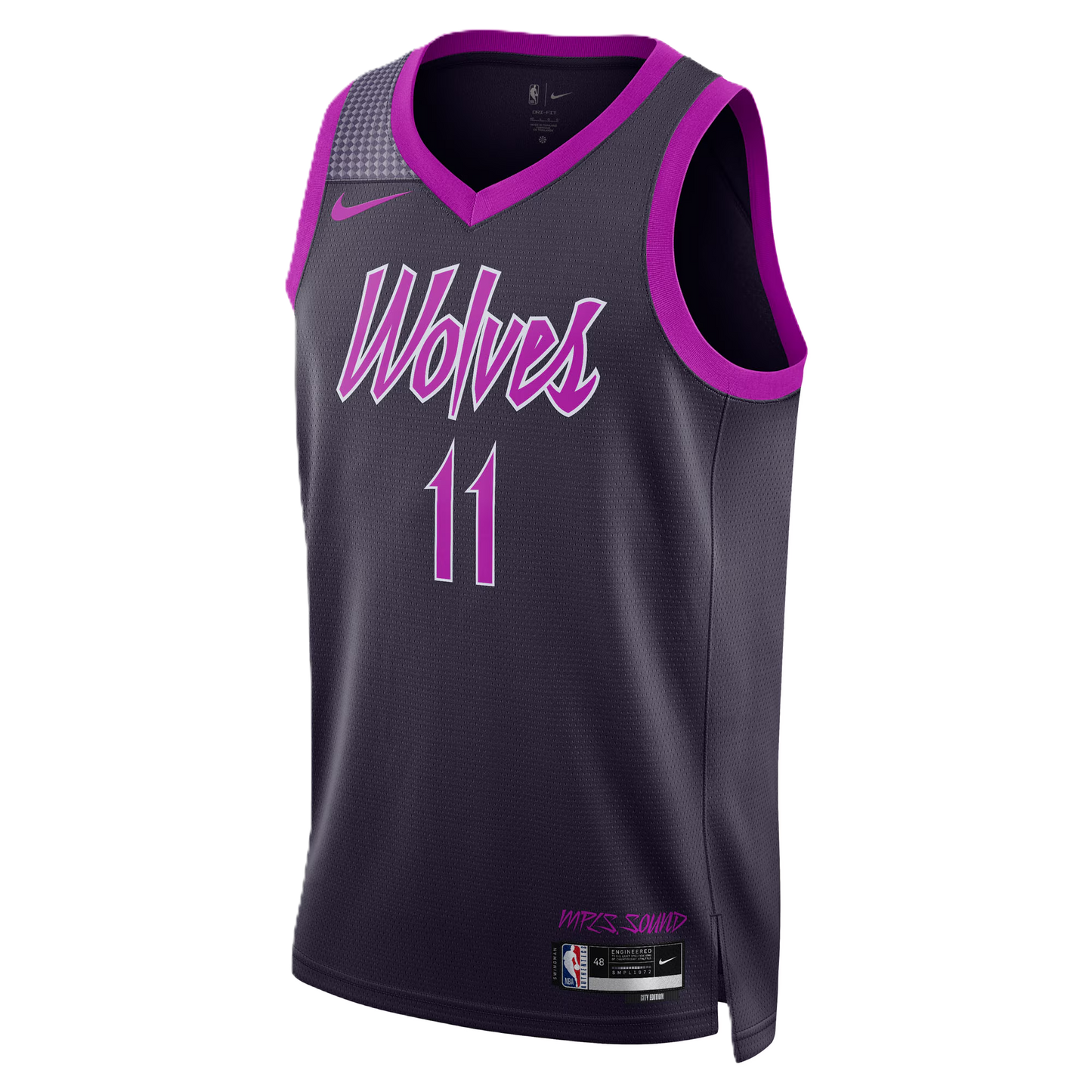 Minnesota Timberwolves Purple 2025-2026 City Edition Jersey Naz Reid #11