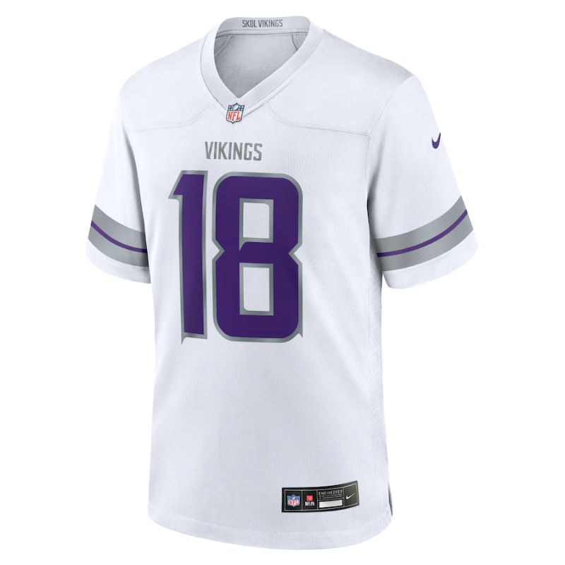 Minnesota Vikings 24/25 Alternate Jefferson #18 front