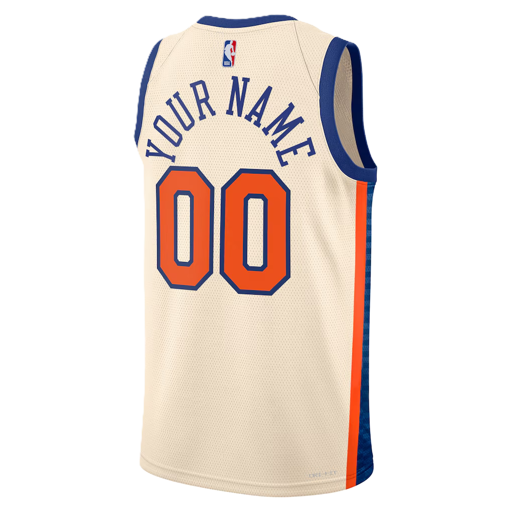 New York Knicks White 2025-2026 City Edition Jersey Custom