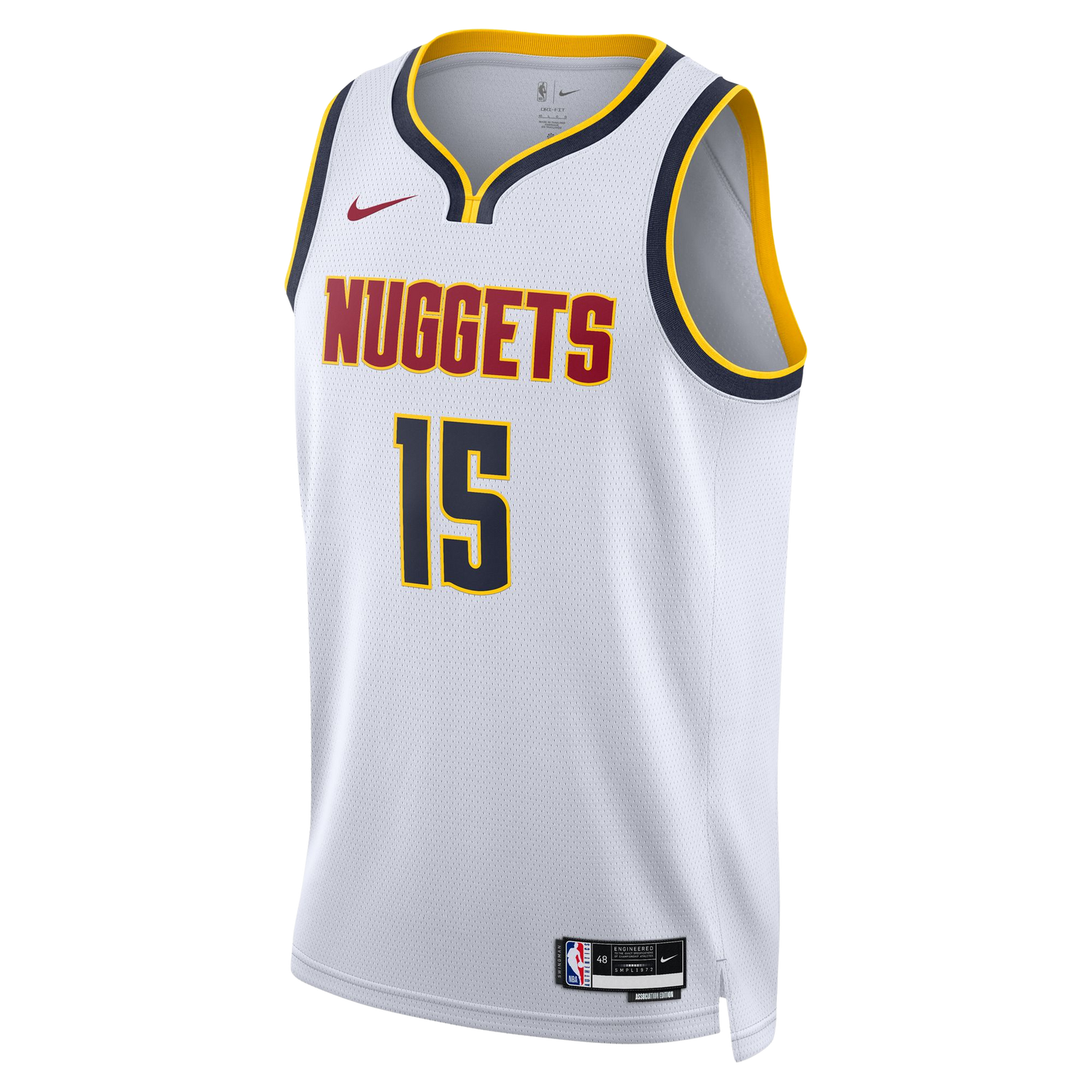 Denver Nuggets White Association Swingman Jersey Nikola Jokić #15