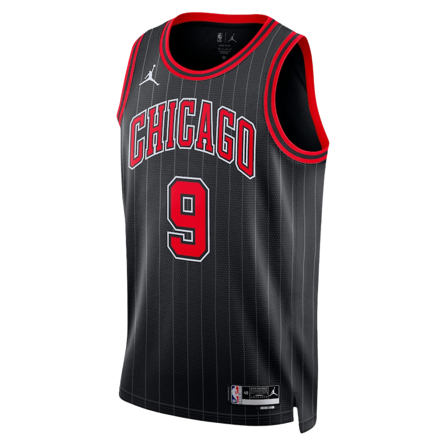 Chicago Bulls Black Statement Jersey Nikola Vučević #9