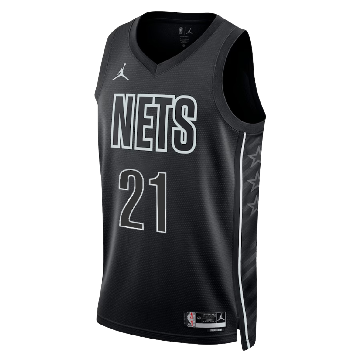 Brooklyn Nets Black Statement Jersey Noah Clowney #21