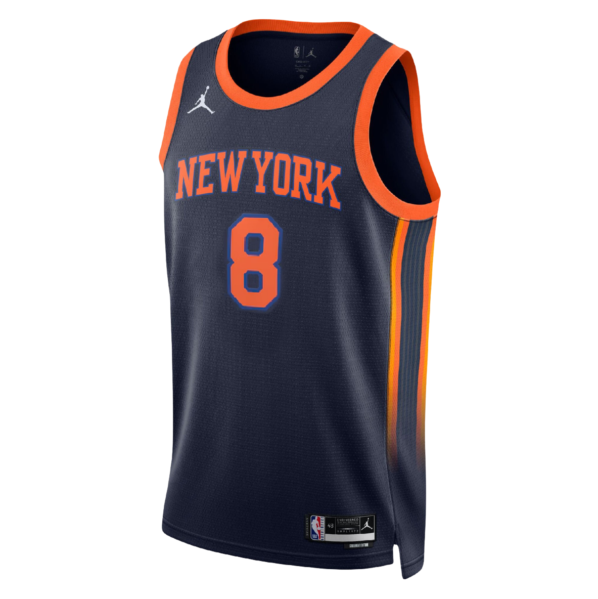New York Knicks Navy Statement Jersey OG Anunoby #8