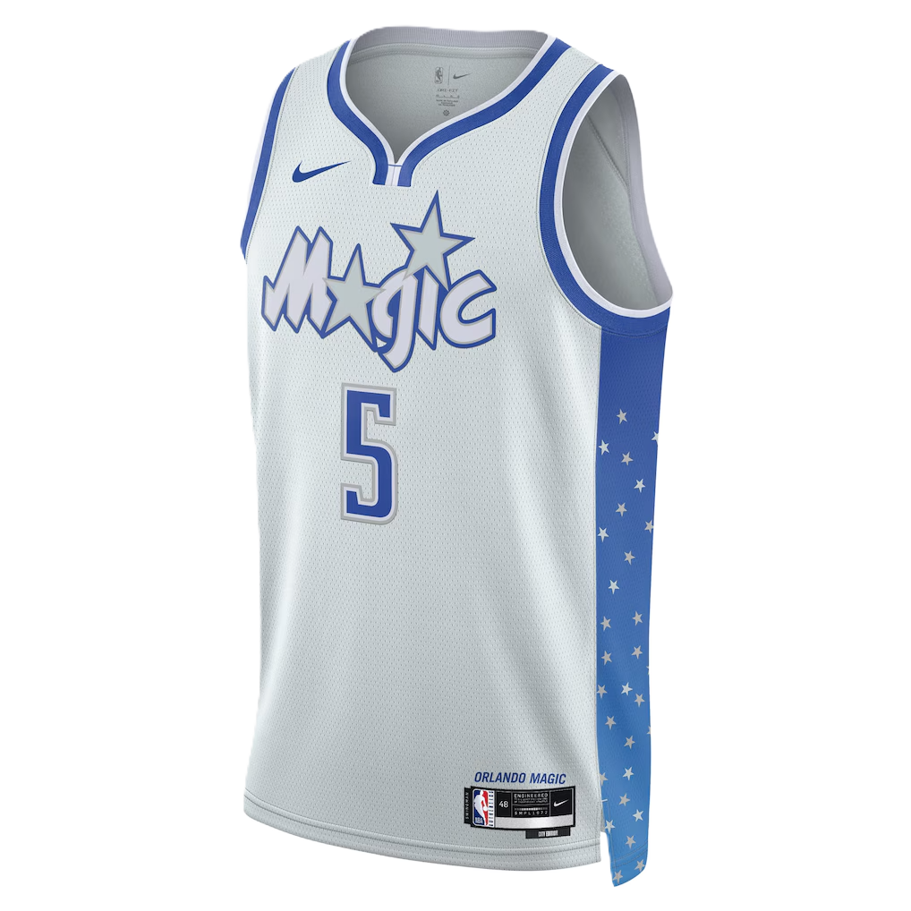 Orlando Magic White 2025-2026 City Edition Jersey Paolo Banchero #5