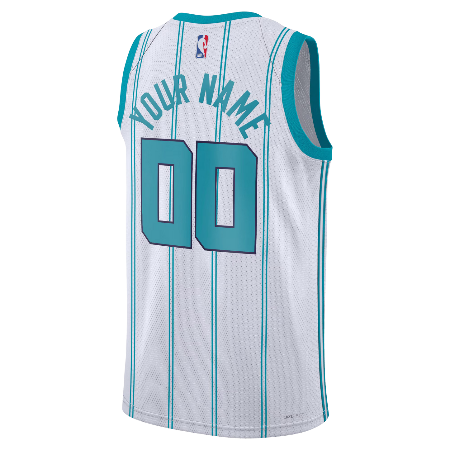 Charlotte Hornets White Association Jersey Custom