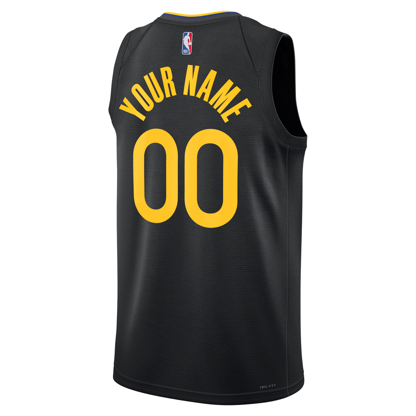 Golden State Warriors Black Statement Jersey Custom