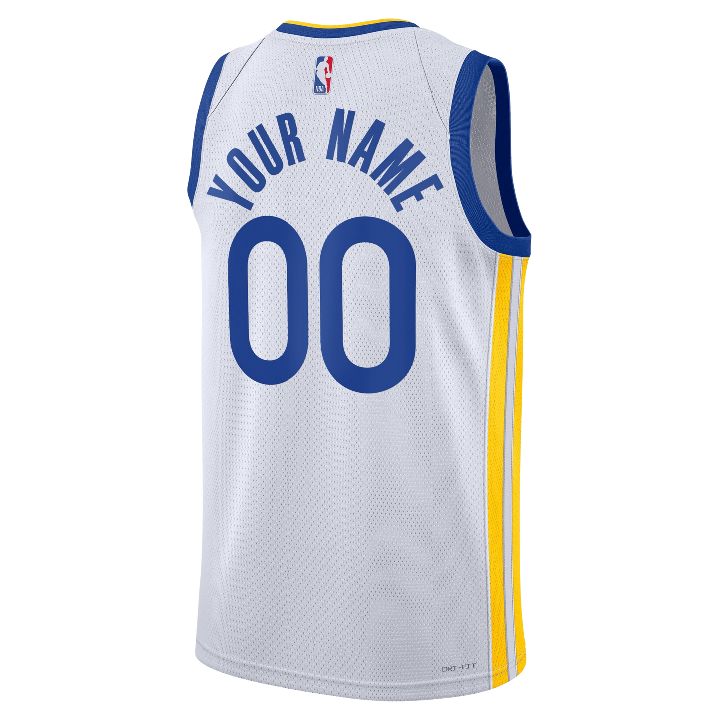 Golden State Warriors White Association Jersey Custom
