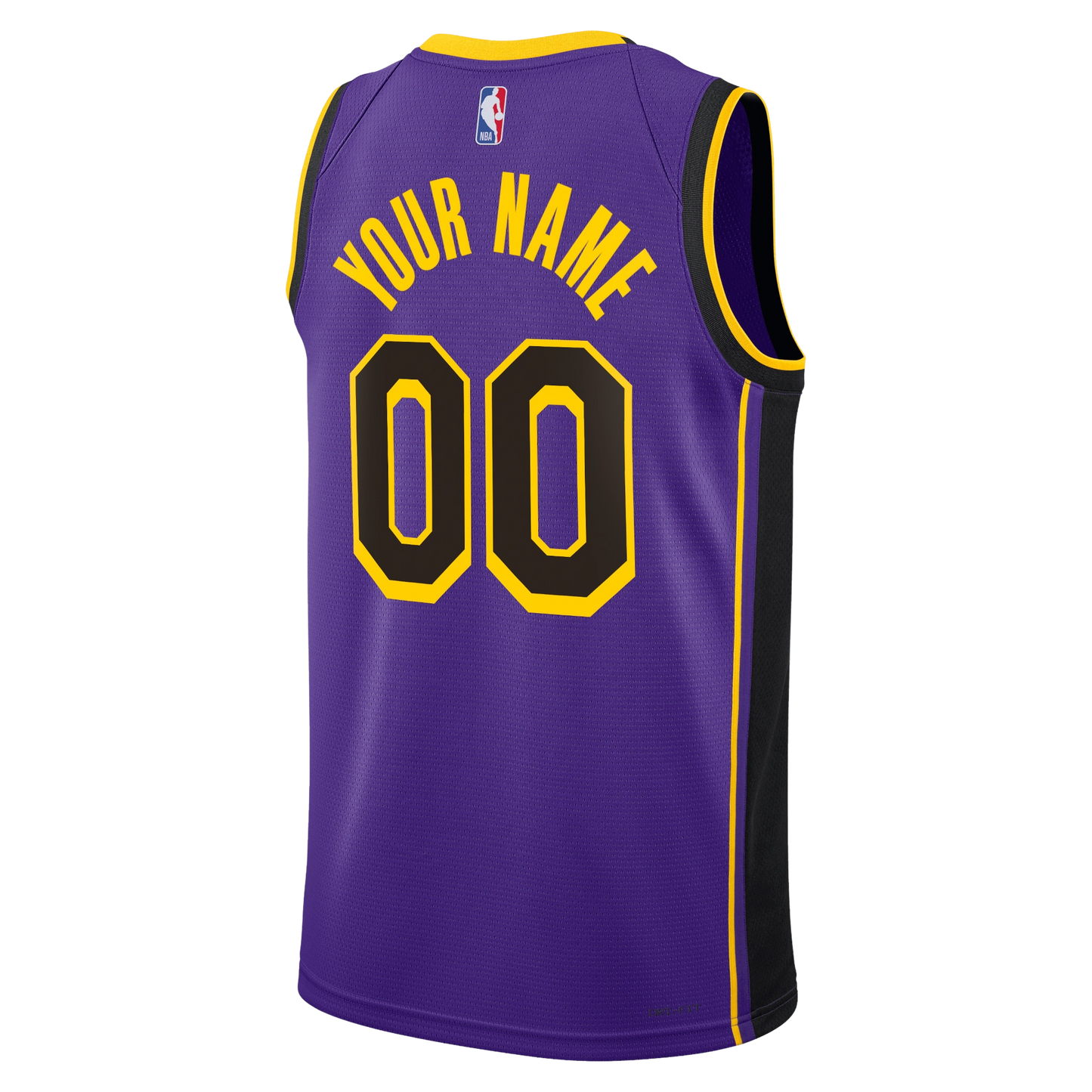Los Angeles Lakers Purple Statement Jersey Custom