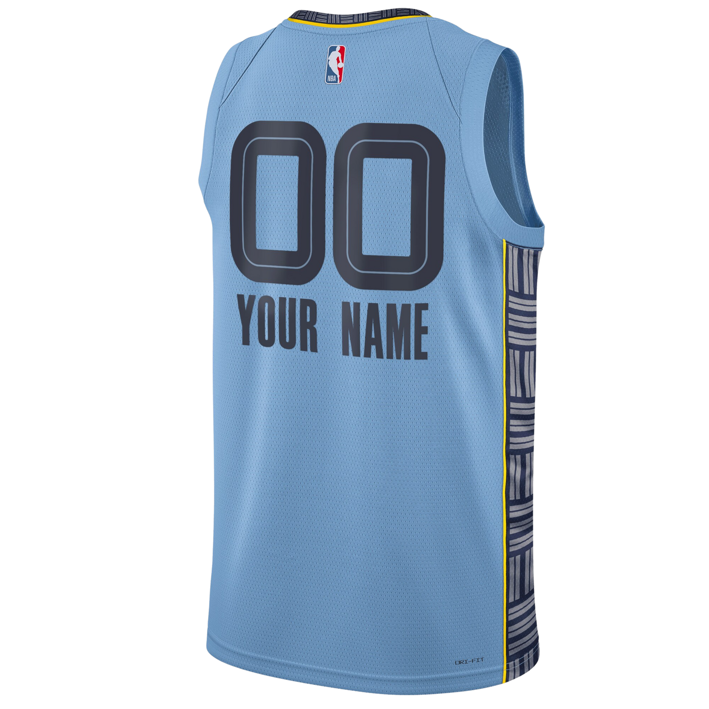 Memphis Grizzlies Blue Statement Jersey Custom
