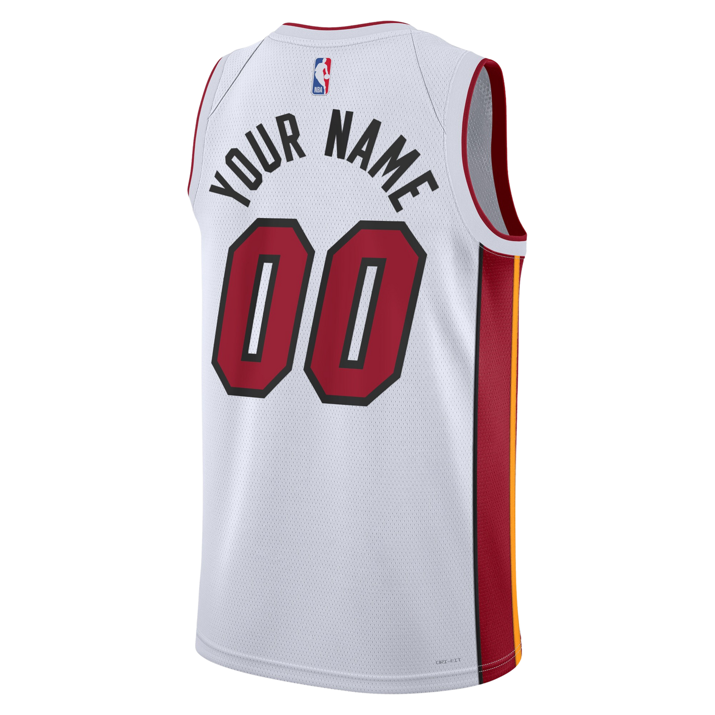 Miami Heat White Association Jersey Custom