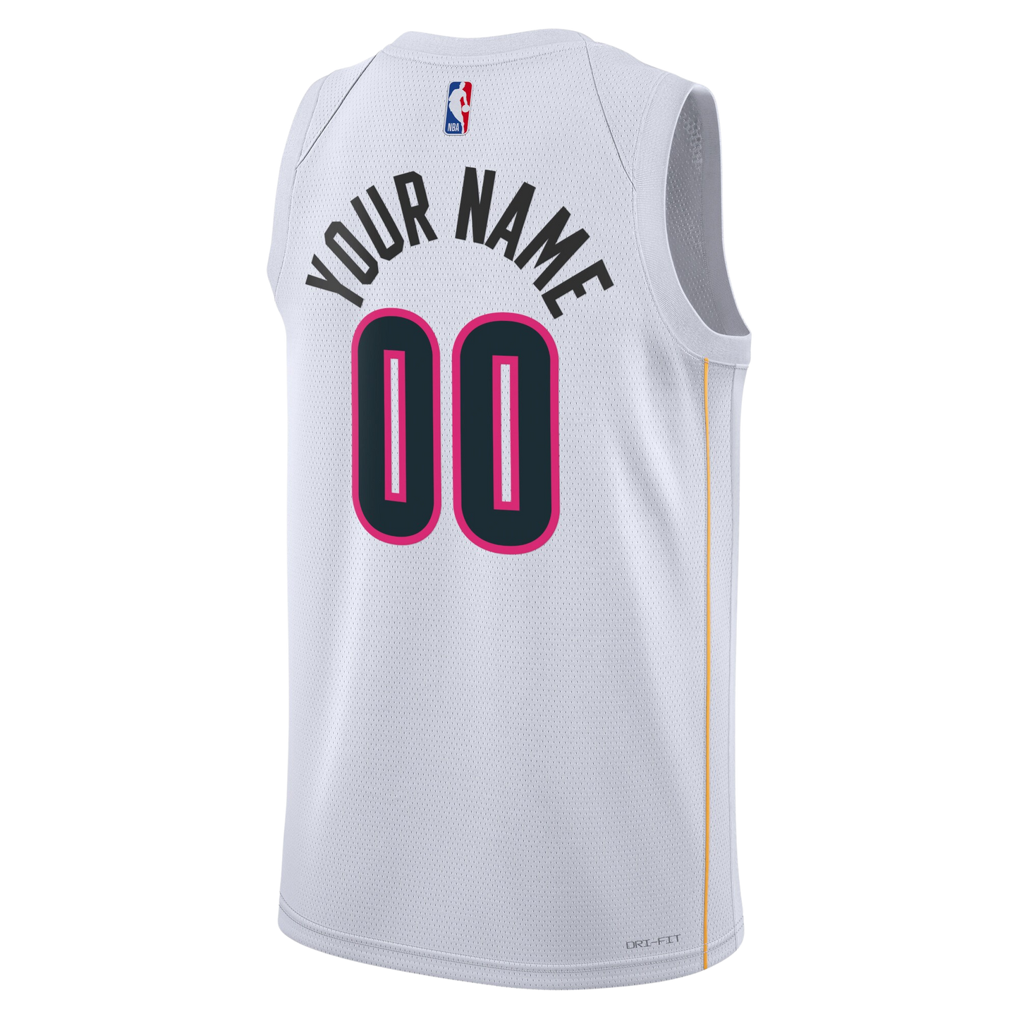 Miami Heat White Mashup Vol. 2 Jersey Custom