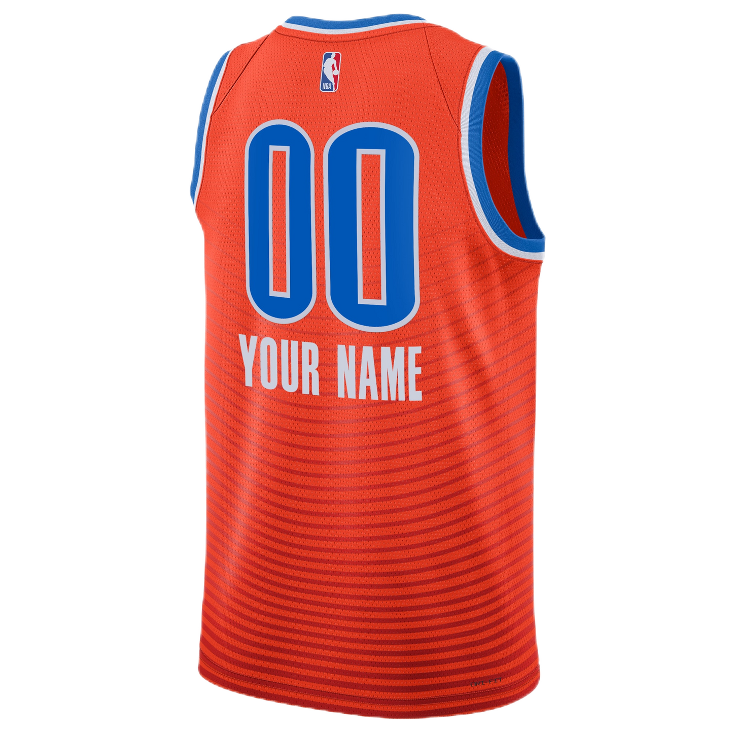Oklahoma City Thunder Orange Statement Custom