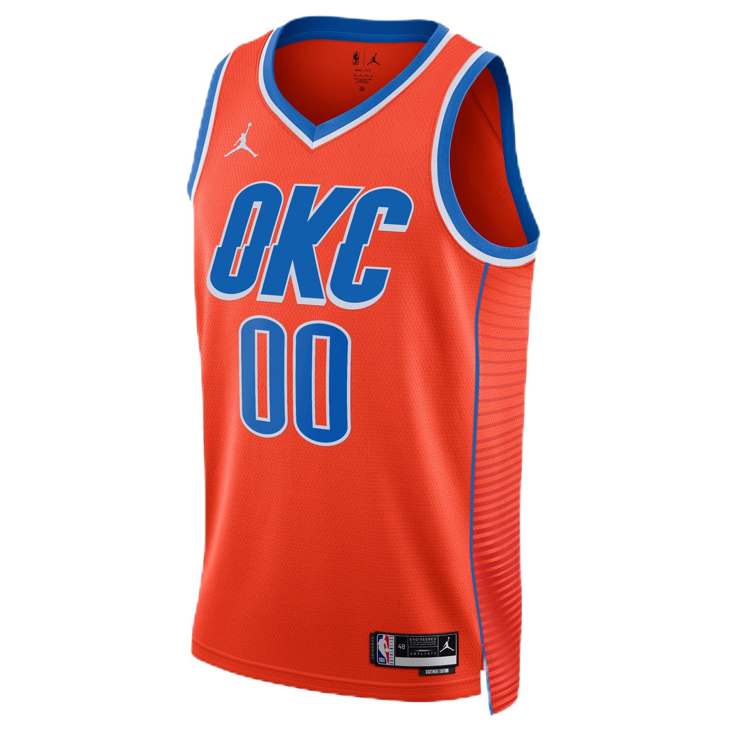 Oklahoma City Thunder Personalized Orange Icon Jersey Custom