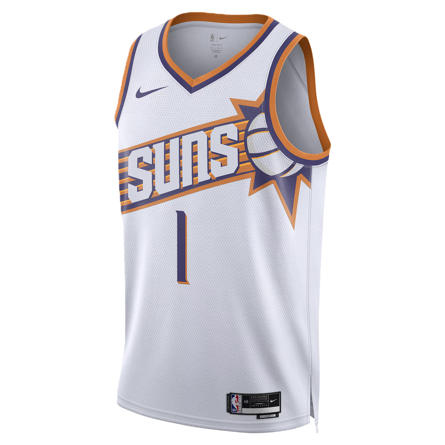 Phoenix Suns White Association Jersey Devin Booker #1