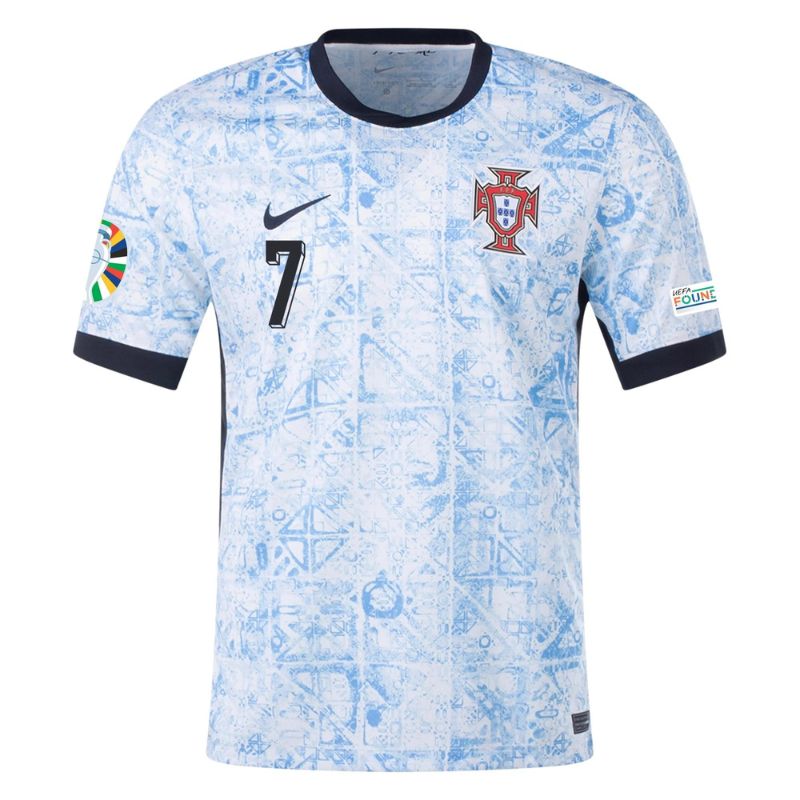 Portugal 2024 Away Jersey Ronaldo #7 front