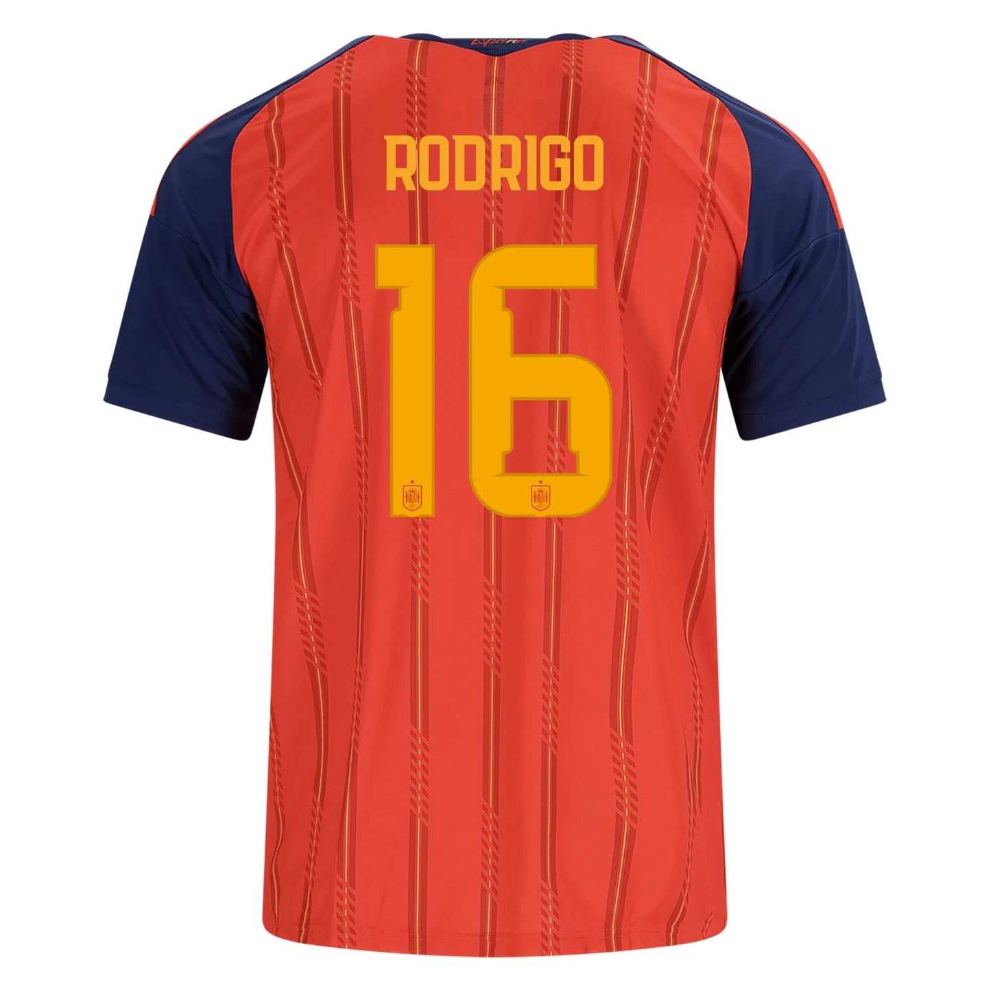 Spain 2026 Home Jersey Rodri #16 - 2 Stars