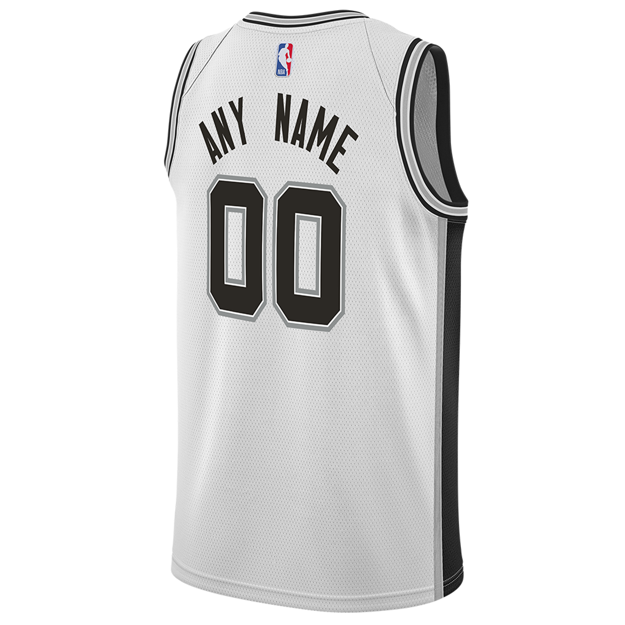 San Antonio Spurs White Association Jersey Custom