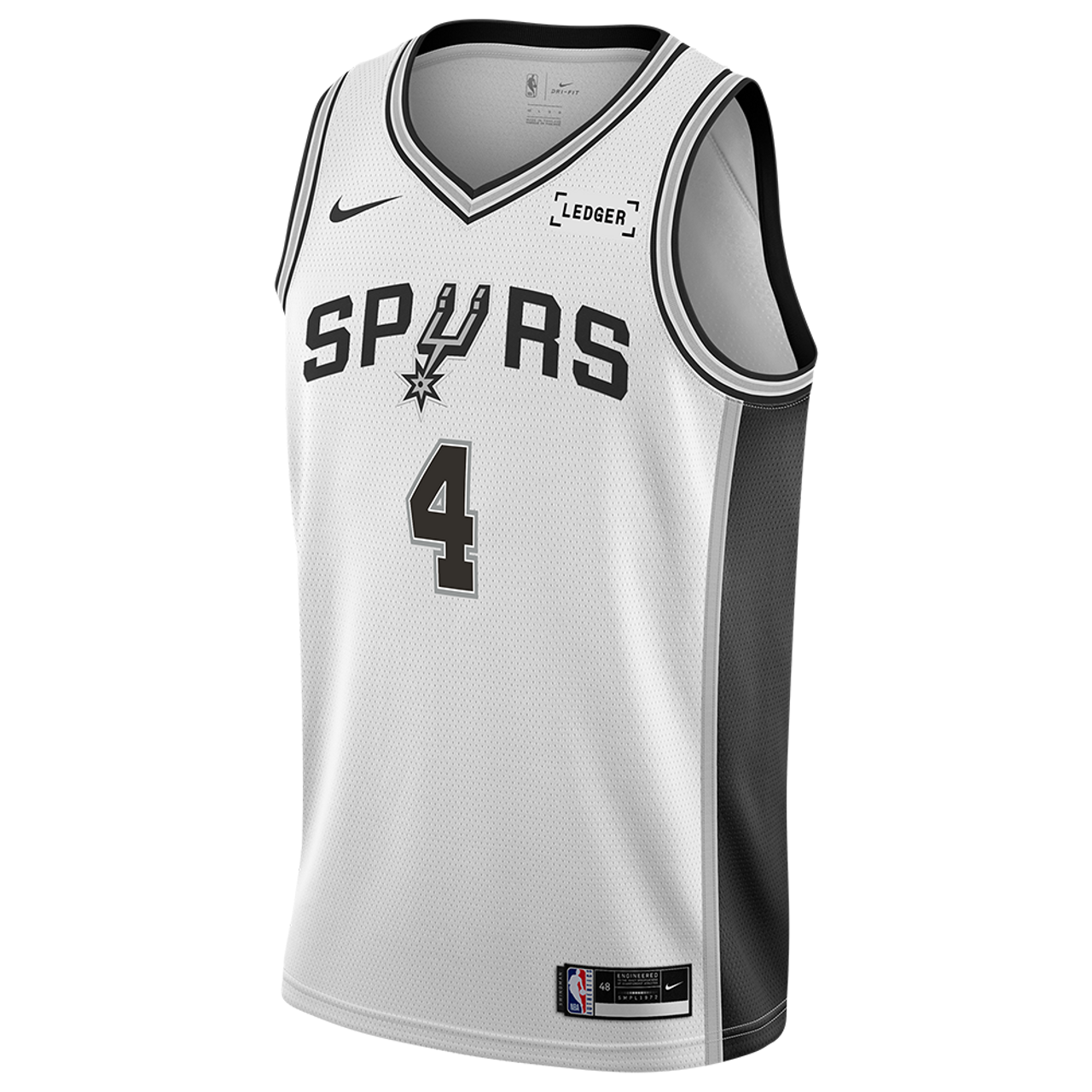 San Antonio Spurs White Association Jersey De'Aaron Fox #4