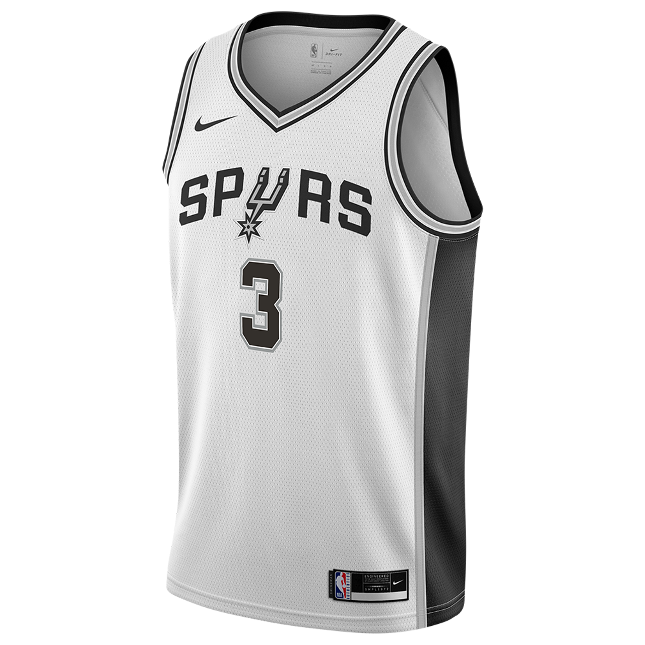 San Antonio Spurs White Association Jersey Keldon Johnson #3