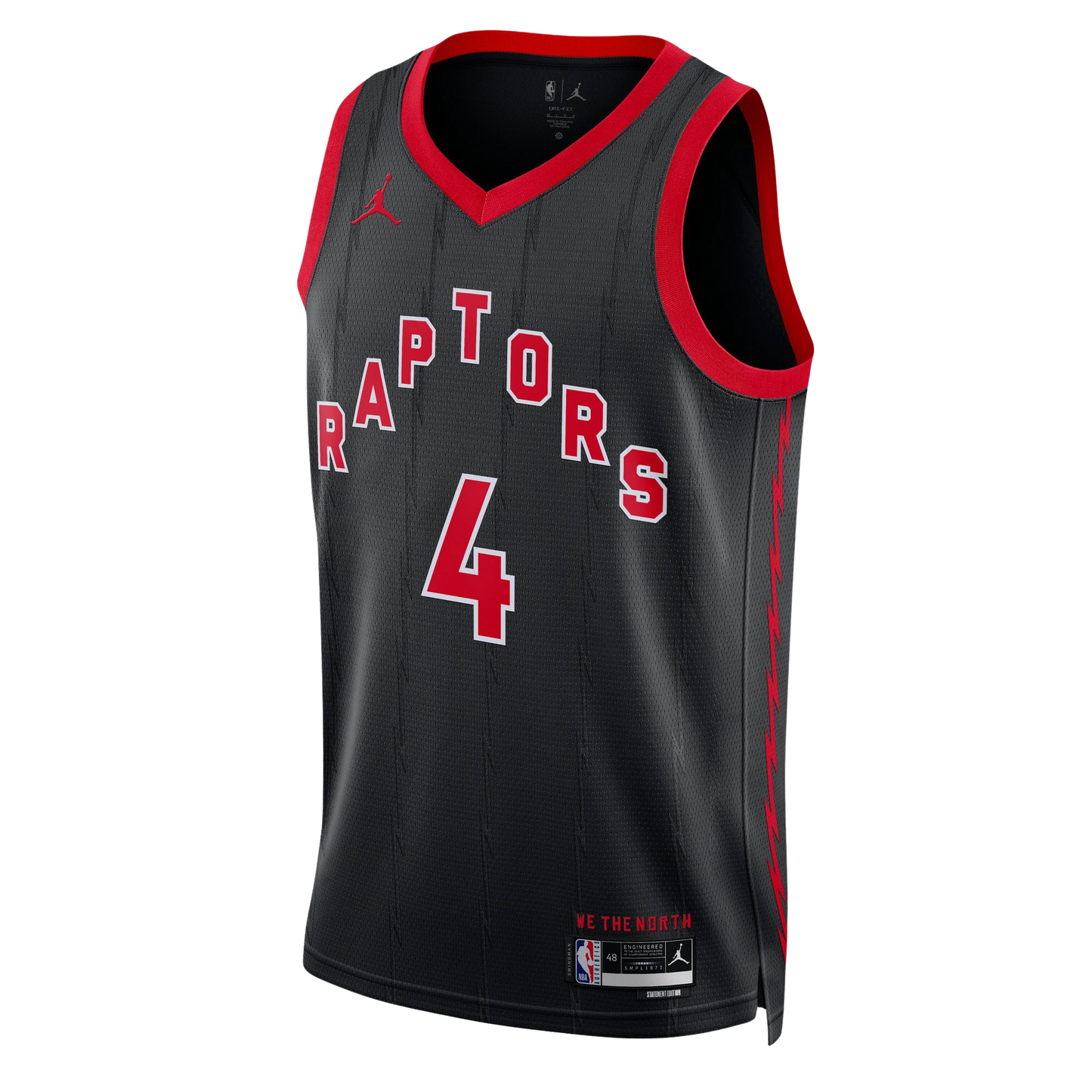 Toronto Raptors Black Statement Jersey Scottie Barnes #4