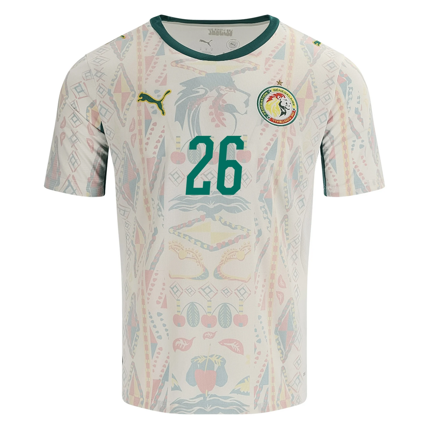 Senegal 2026 Home Jersey Pape Gueye #26