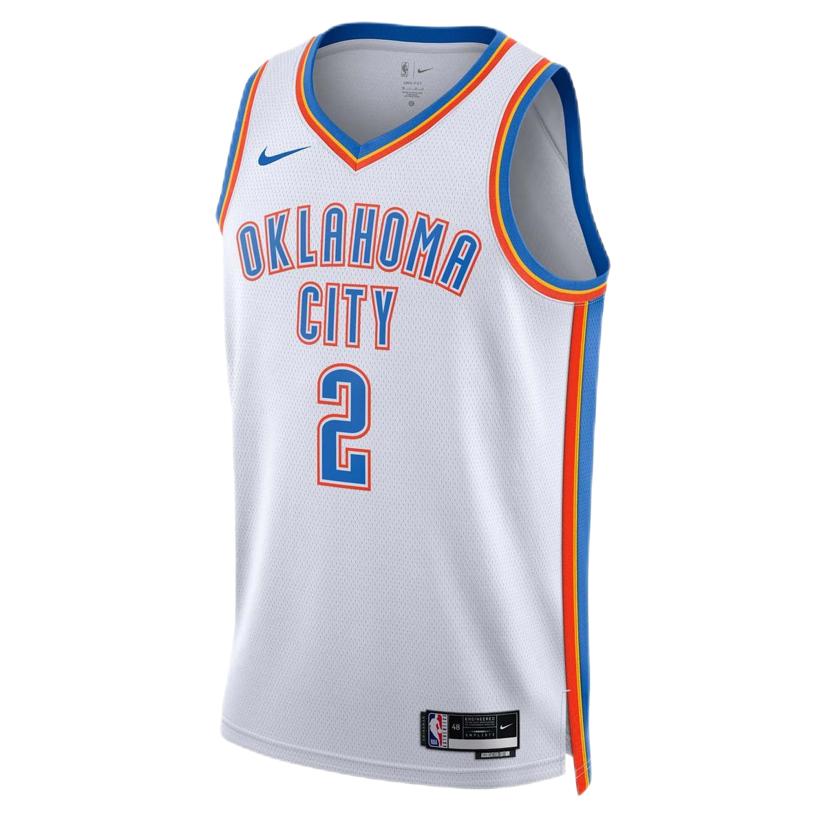 Oklahoma City Thunder White Association Shai Gilgeous-Alexander #2