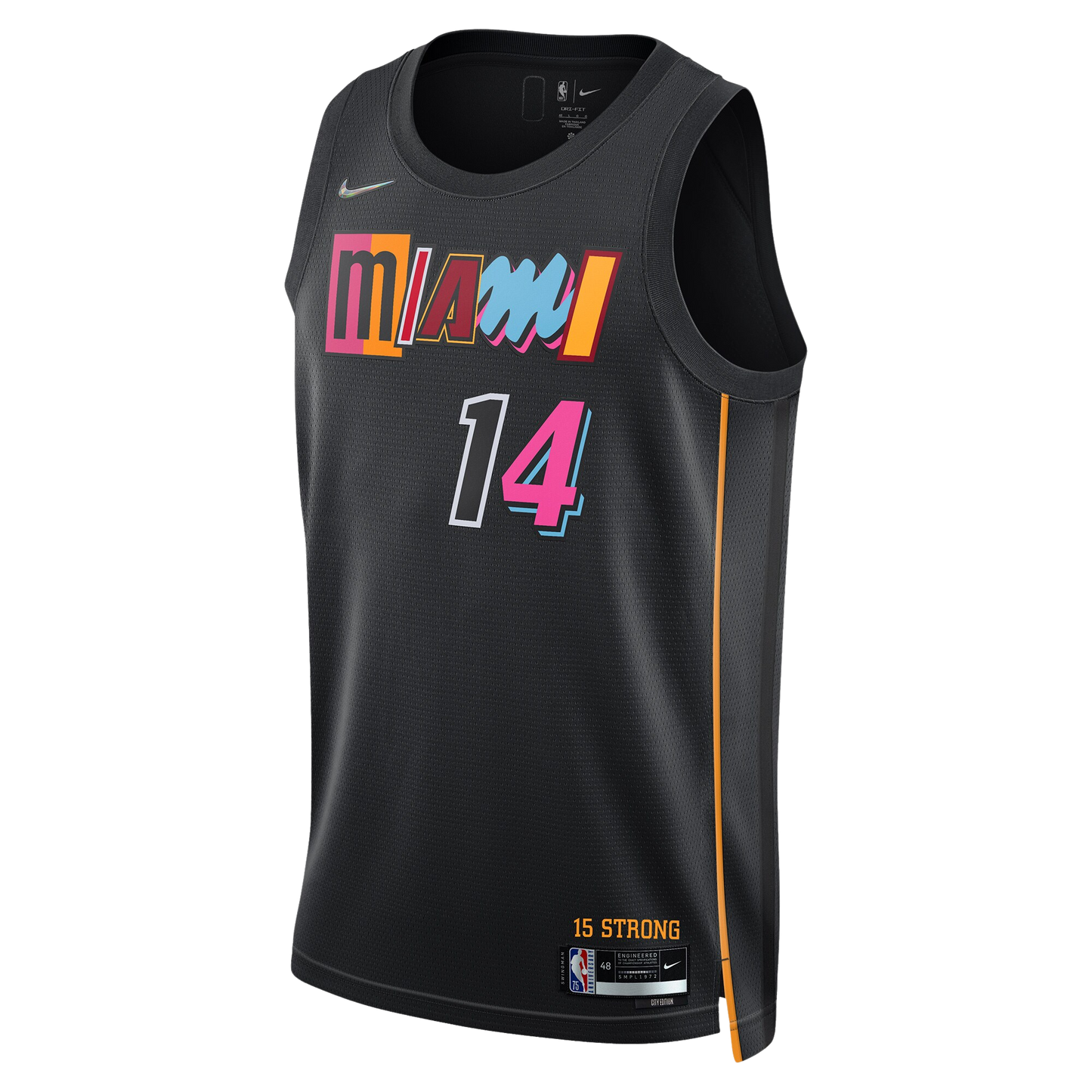 Miami Heat Black Mashup Jersey Tyler Herro #14