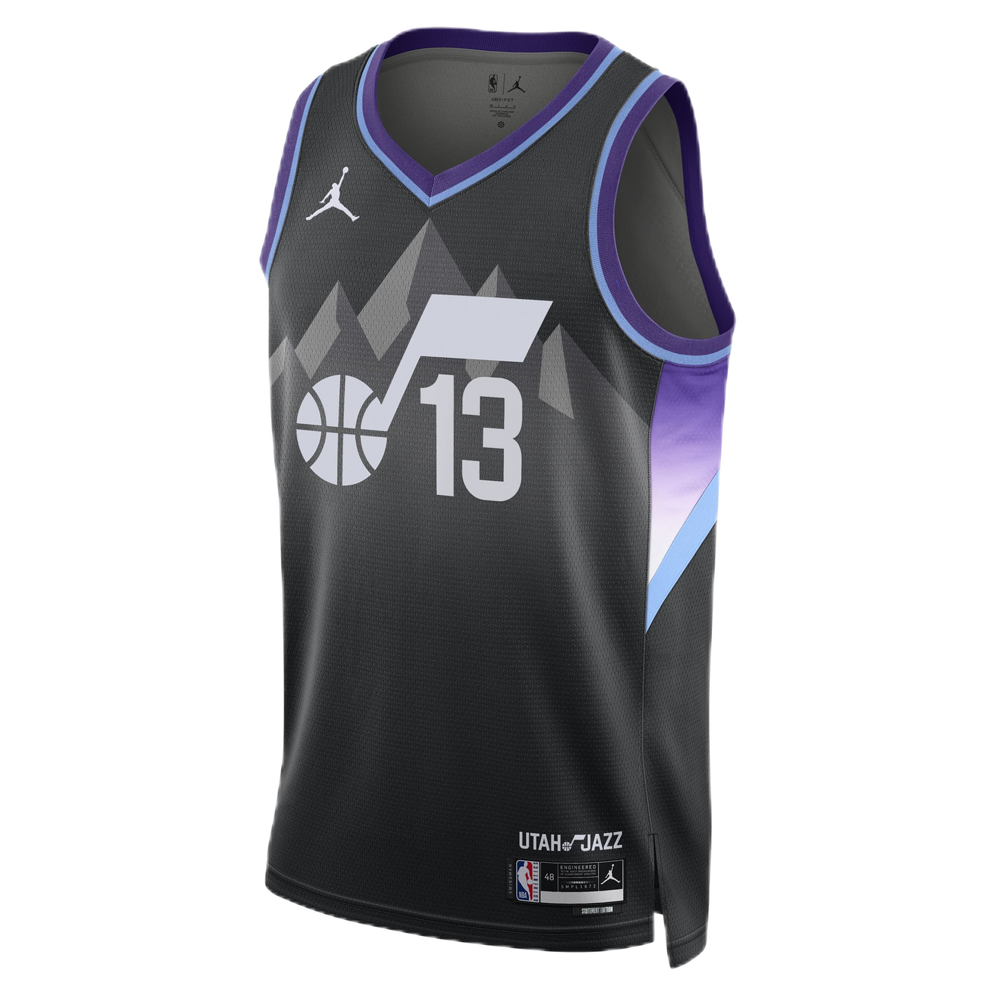Utah Jazz Black Statement Jersey Walter Clayton Jr. #13