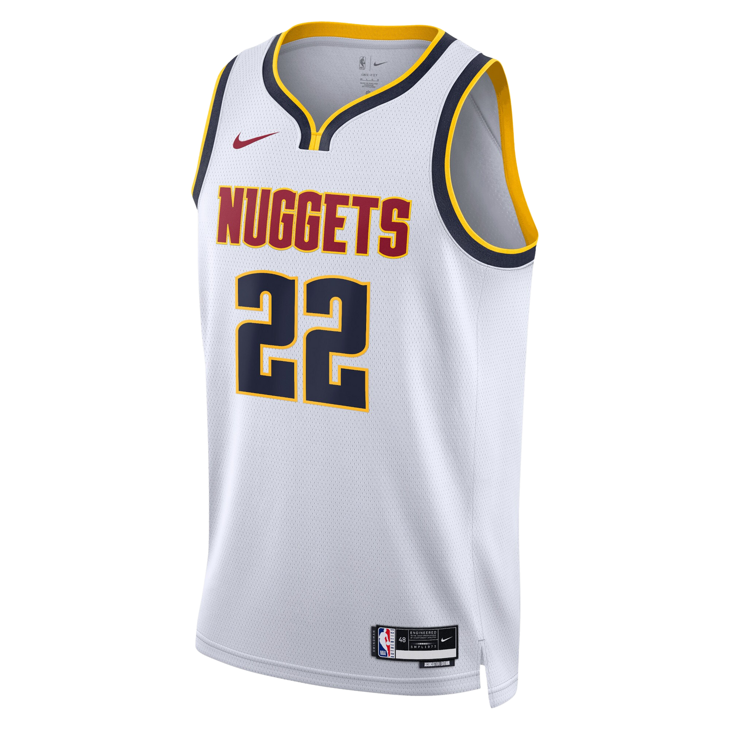Denver Nuggets White Association Jersey Zeke Nnaji #22